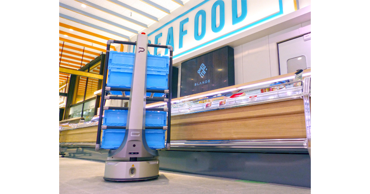 GROUND Introduces Additional Autonomous Mobile Robot “PEER” to Food Market KASUMI CO., LTD.